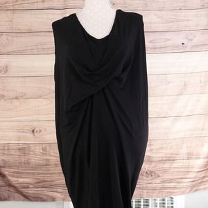 NWT INGRED & ISABEL BLACK DRAPE DRESS WOMENS SIZE M MEDIUM NEW!
